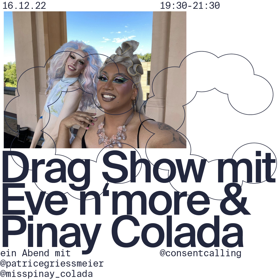 Grafik "Drag Show mit Eve n’more & Pinay Colada"